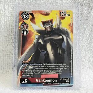 3/$25 Mint Gankoomon Digimon Holo Card BT13-019 R by Bandai!!
